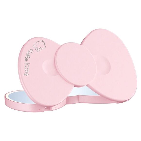 Hello Kitty Mini Bow LED Compact Mirror - Picture 3 of 11